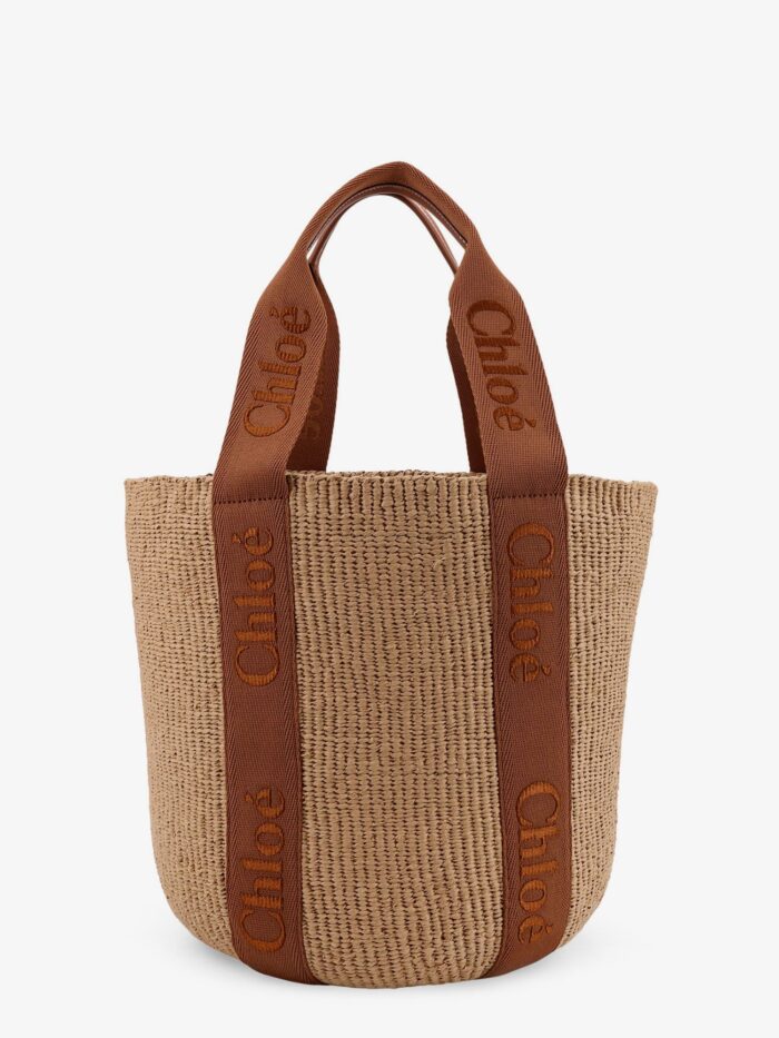 CHLOE' Woody Raffia Shoulder Bag