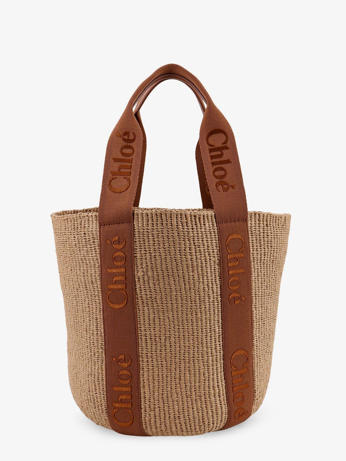 CHLOE' Woody Raffia Shoulder Bag