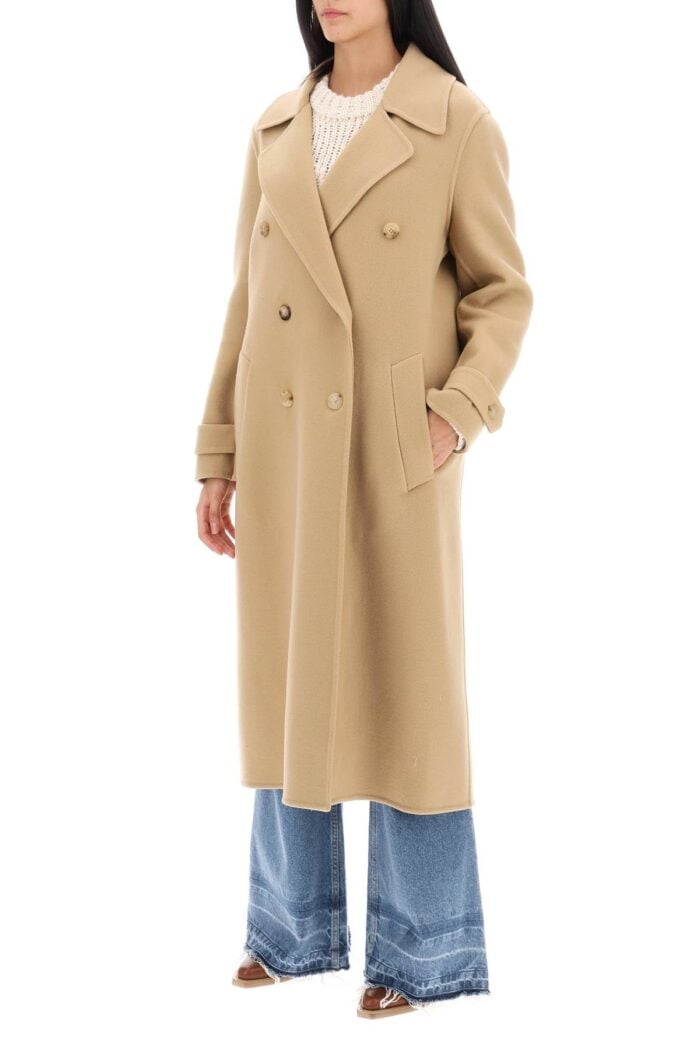 CHLOE' Wool And Cashmere Double-breasted Coat