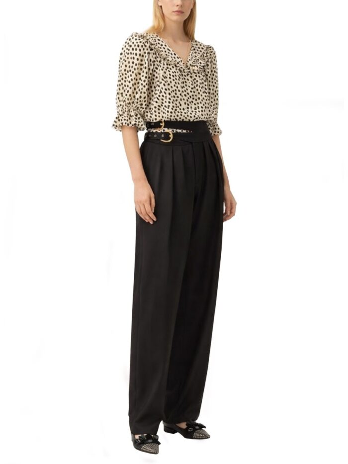 CHLOÉ WOOL TAILORED PANTS