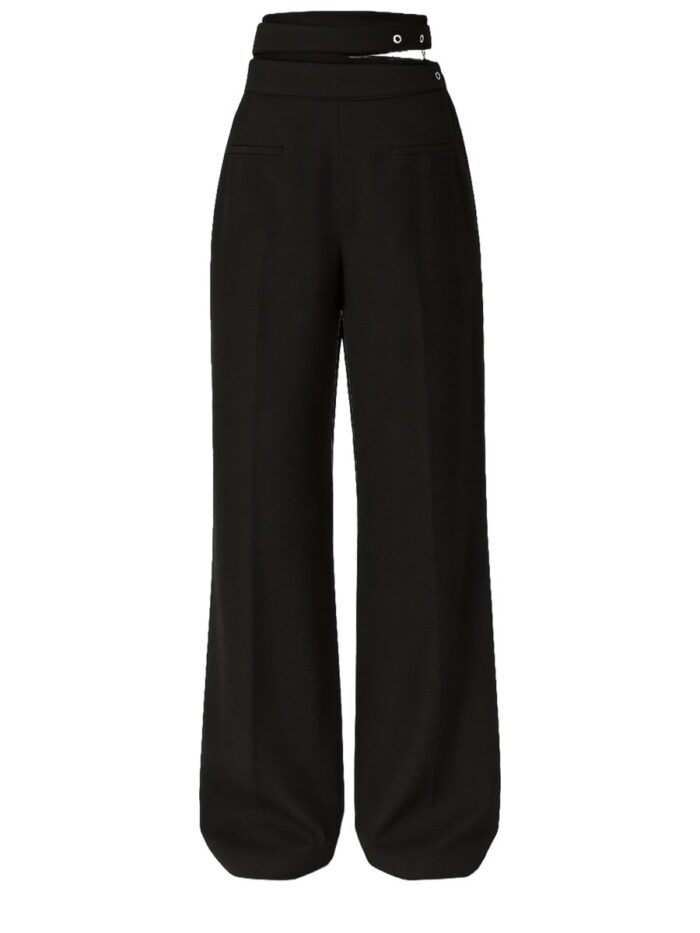 CHLOÉ WOOL TAILORED PANTS