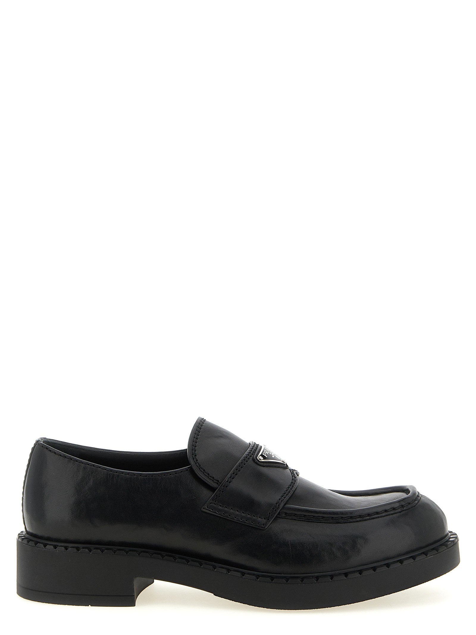 PRADA 'Chocolate' Loafers