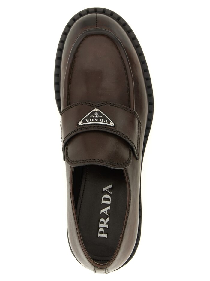 PRADA 'Chocolate' Loafers