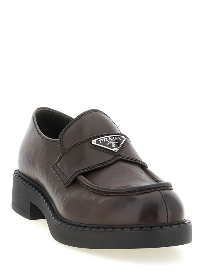 PRADA 'Chocolate' Loafers