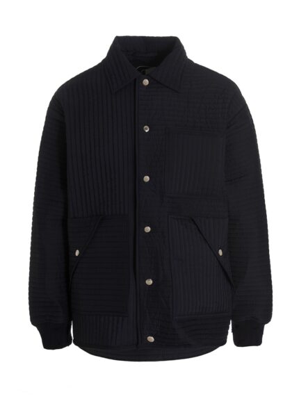 KHRISJOY 'Chore Quilted Stripes' Down Jacket