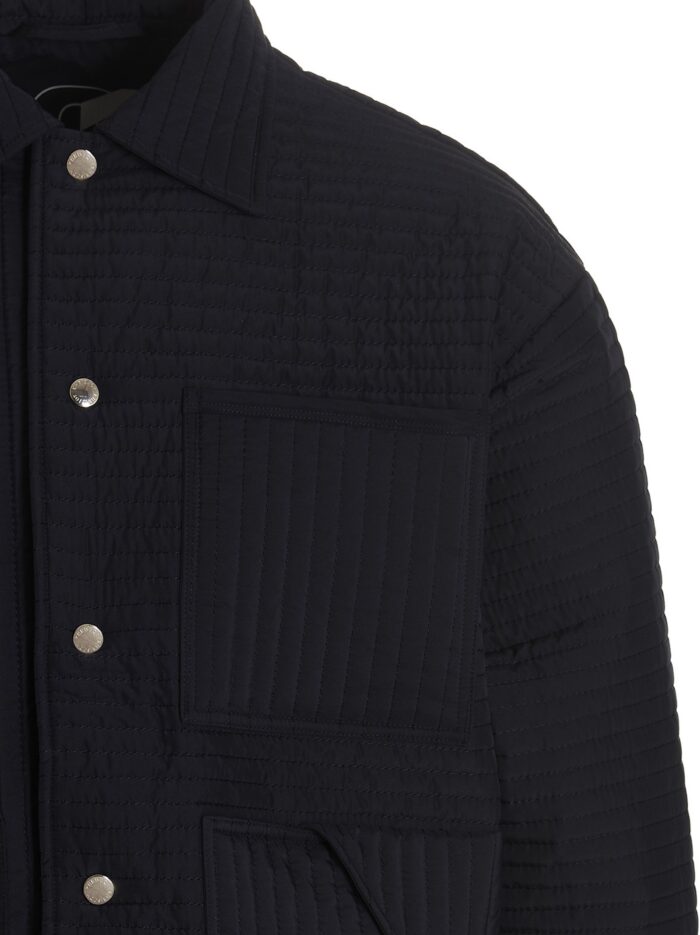 KHRISJOY 'Chore Quilted Stripes' Down Jacket