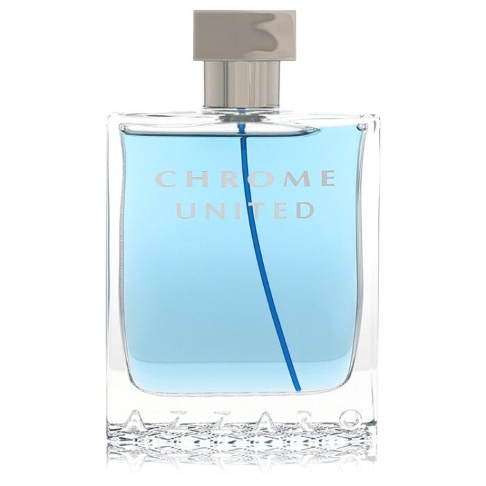 chrome united by azzaro eau de toilette spray (unboxed) 3.4 oz Chrome United By Azzaro - Eau De Toilette Spray (unboxed) 3.4 Oz - Image 1