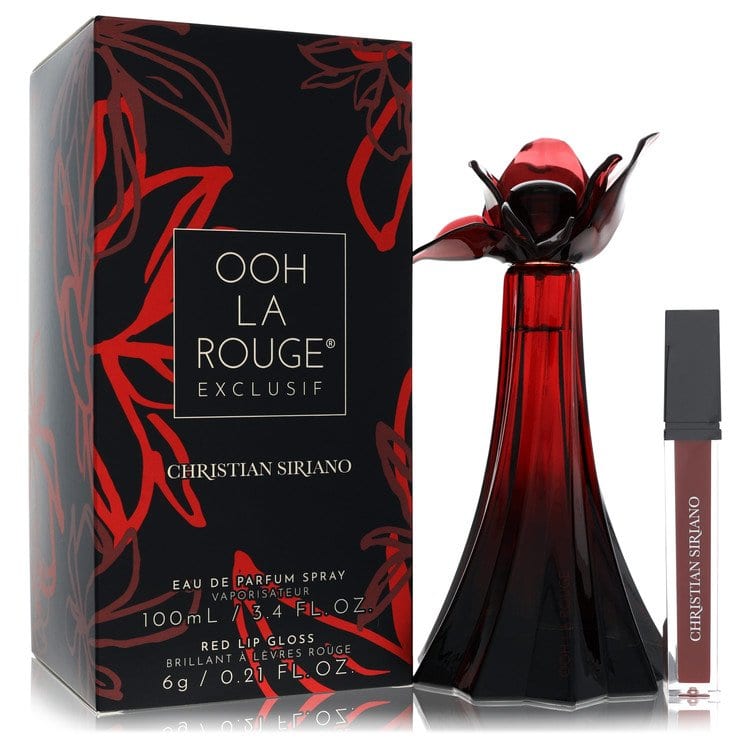 Christian Siriano Ooh La Rouge Exclusif By Christian Siriano - Eau De Parfum Spray + 0.21 Oz  Red Lip Gloss 3.4 Oz