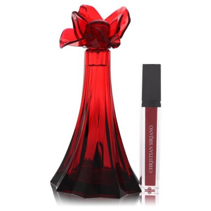 Christian Siriano Ooh La Rouge By Christian Siriano - Eau De Parfum Spray + 0.21 Oz Red Lip Gloss (Unboxed) 3.4 Oz