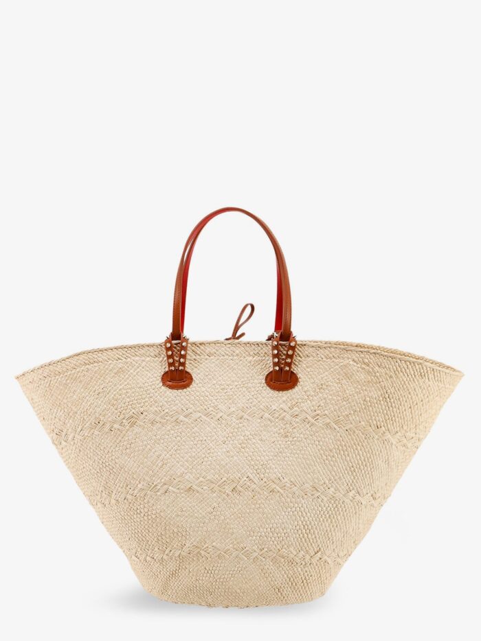 CHRISTIAN LOUBOUTIN Cabata Large Raffia Shoulder Bag