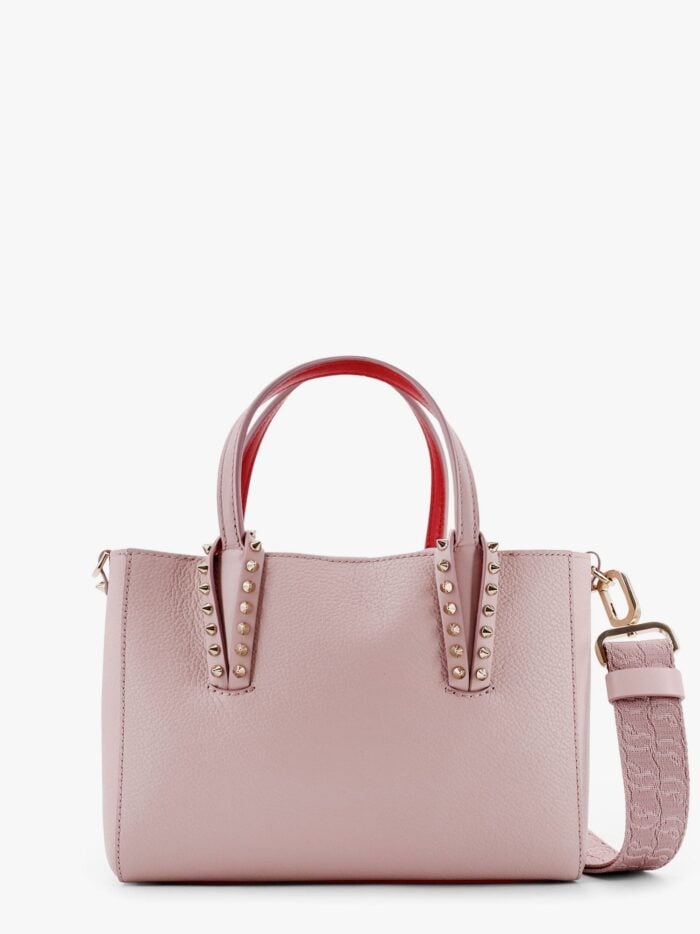 CHRISTIAN LOUBOUTIN Cabata Leather Handbag With Studs