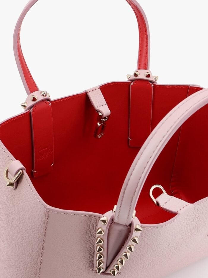 CHRISTIAN LOUBOUTIN Cabata Leather Handbag With Studs
