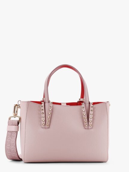 CHRISTIAN LOUBOUTIN Cabata Leather Handbag With Studs