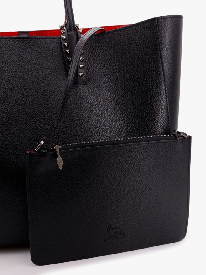 CHRISTIAN LOUBOUTIN Cabata Leather Shoulder Bag With Studs