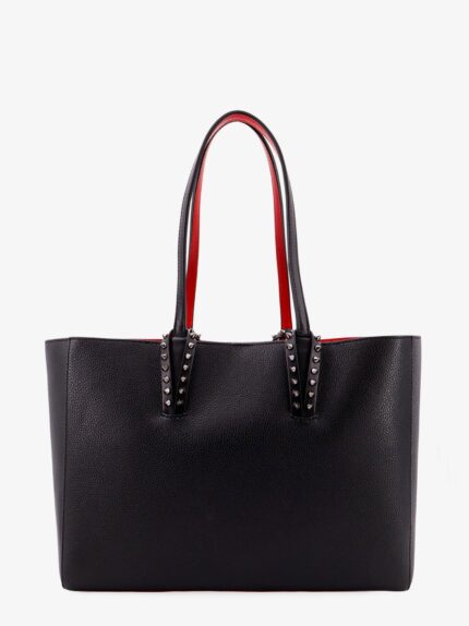 CHRISTIAN LOUBOUTIN Cabata Leather Shoulder Bag With Studs