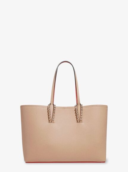 CHRISTIAN LOUBOUTIN Cabata Leather Shoulder Bag With Studs