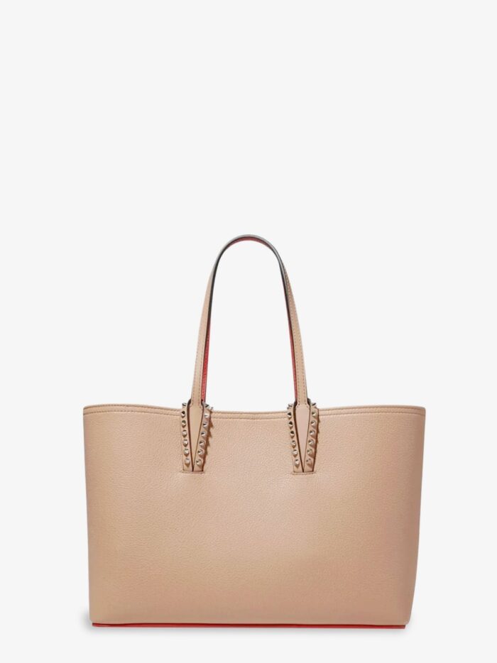 CHRISTIAN LOUBOUTIN Cabata Leather Shoulder Bag With Studs
