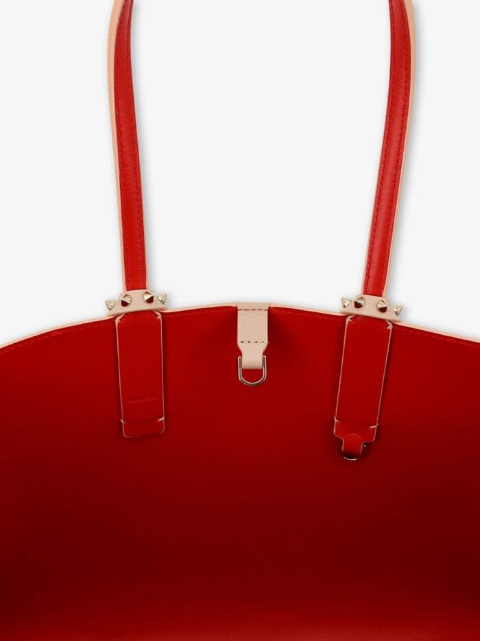 CHRISTIAN LOUBOUTIN Cabata Leather Shoulder Bag With Studs