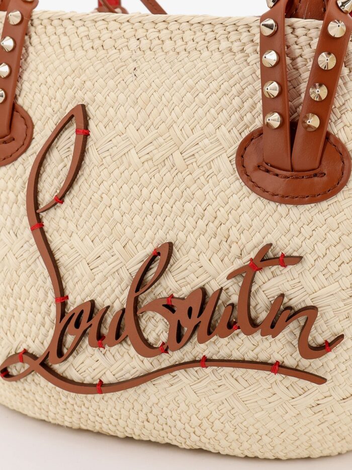 CHRISTIAN LOUBOUTIN Cabata Raffia Handbag