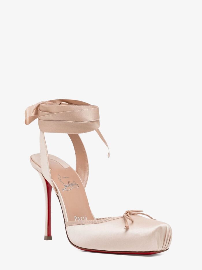 CHRISTIAN LOUBOUTIN Cassia Lace Up Satin Pumps