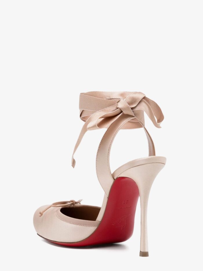 CHRISTIAN LOUBOUTIN Cassia Lace Up Satin Pumps