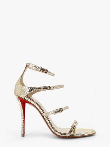 CHRISTIAN LOUBOUTIN Millenium 100 Python Leather Sandals