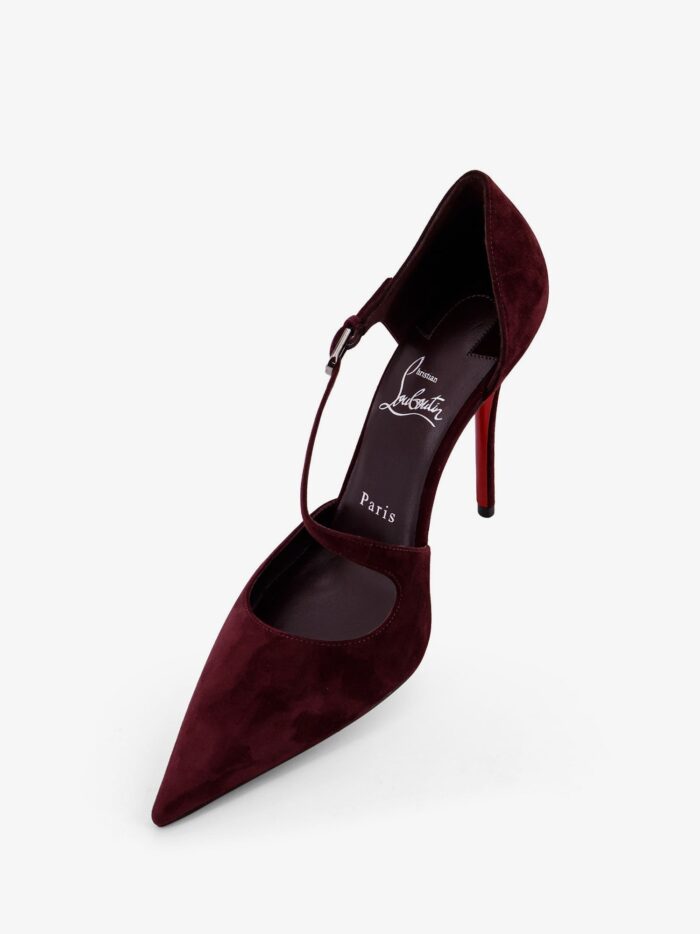 CHRISTIAN LOUBOUTIN Miss Ziggyta 100 Suede Pumps