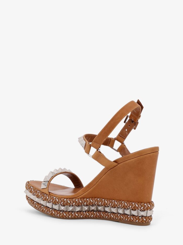 CHRISTIAN LOUBOUTIN Pyraclou 110 Plateau Sandals With Studs
