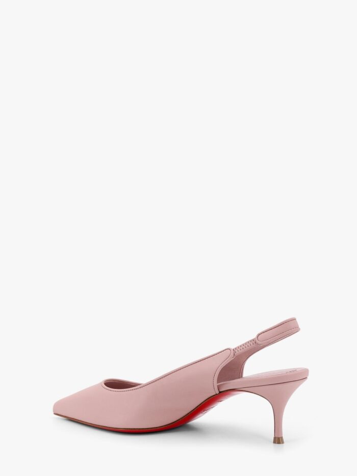 CHRISTIAN LOUBOUTIN Sporty Kate Leather Slingback With Metal Monogram