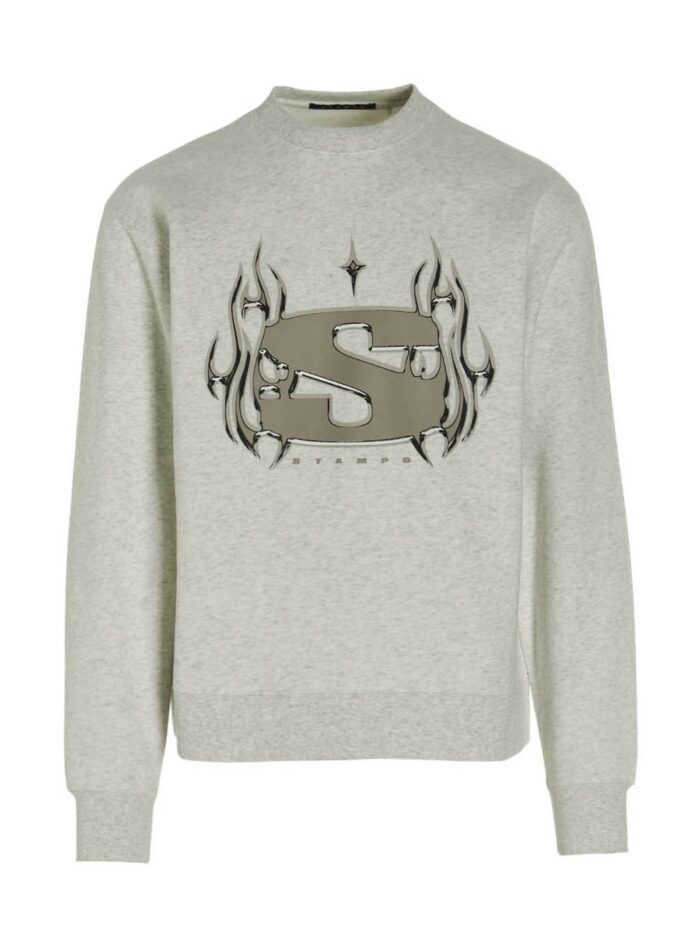 stampd 'chrome flame' sweatshirt STAMPD 'Chrome Flame' Sweatshirt