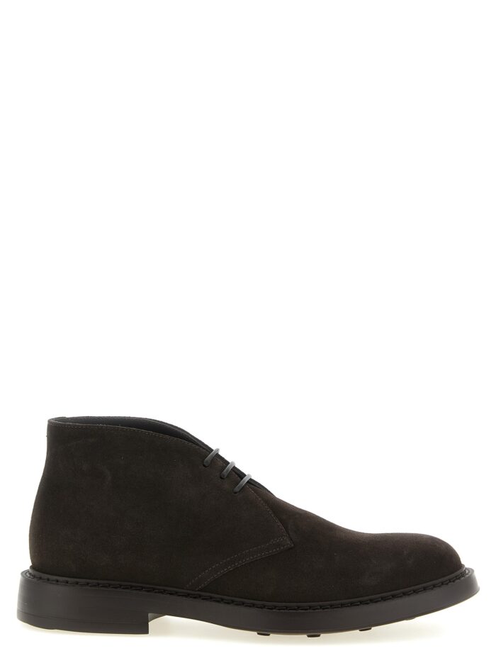 doucal's suede lace up Doucal'S Suede Lace-up