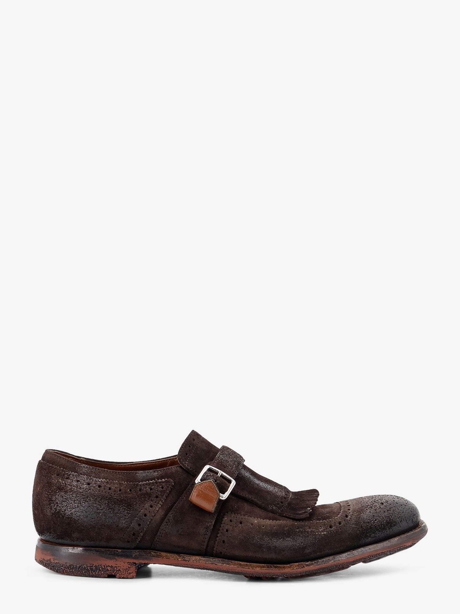CHURCH'S Shanghai Loafers In Vintage-effect Suede