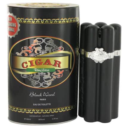 Cigar Black Wood By Remy Latour - Eau De Toilette Spray 3.3 Oz