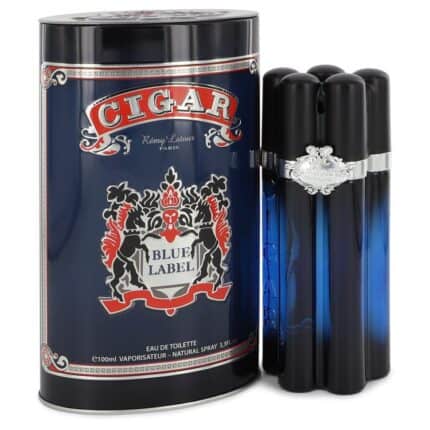 Cigar Blue Label By Remy Latour - Eau De Toilette Spray 3.3 Oz