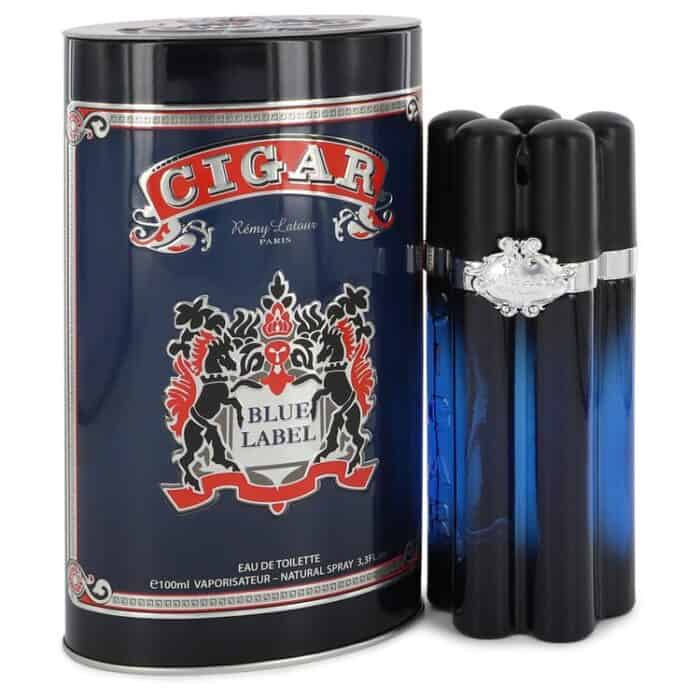 Cigar Blue Label By Remy Latour - Eau De Toilette Spray 3.3 Oz
