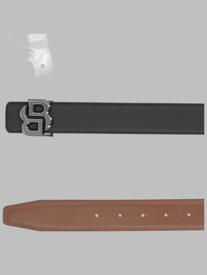 Boss Cintura Reversibile "B Icon" Con Logo