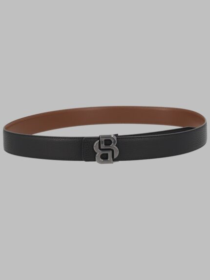 Boss Cintura Reversibile "B Icon" Con Logo