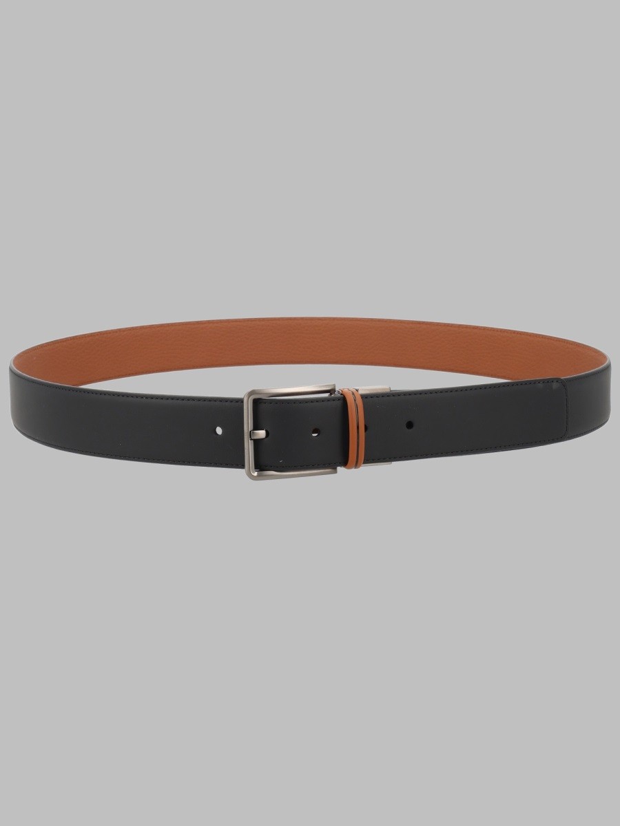 Zegna Cintura Reversibile In Pelle