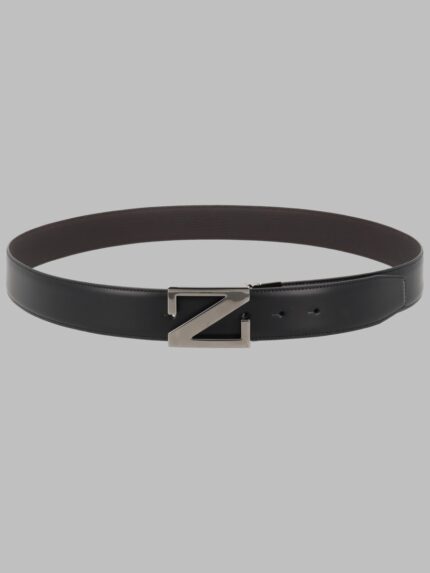 Zegna Cintura "Z" Monogram Reversibile