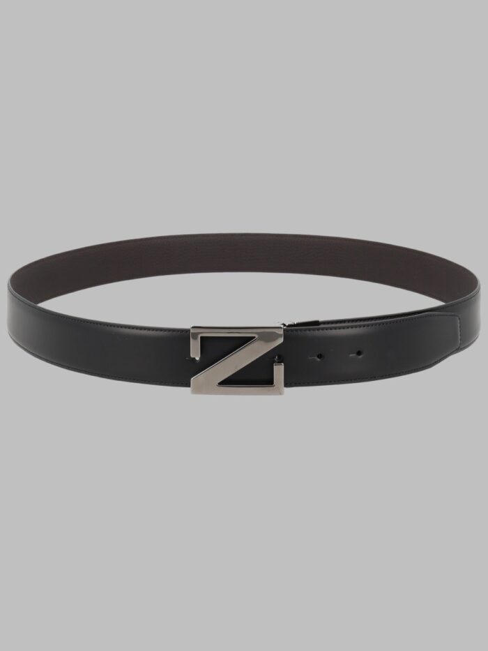 zegna cintura "z" monogram reversibile Zegna Cintura "Z" Monogram Reversibile
