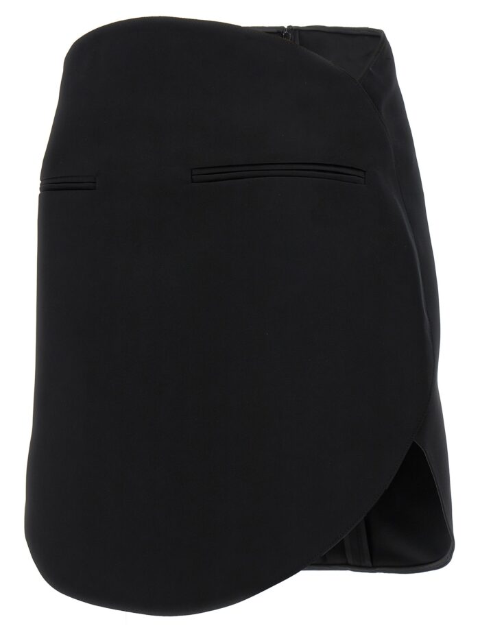 COURREGES 'Circle Satin' Skirt