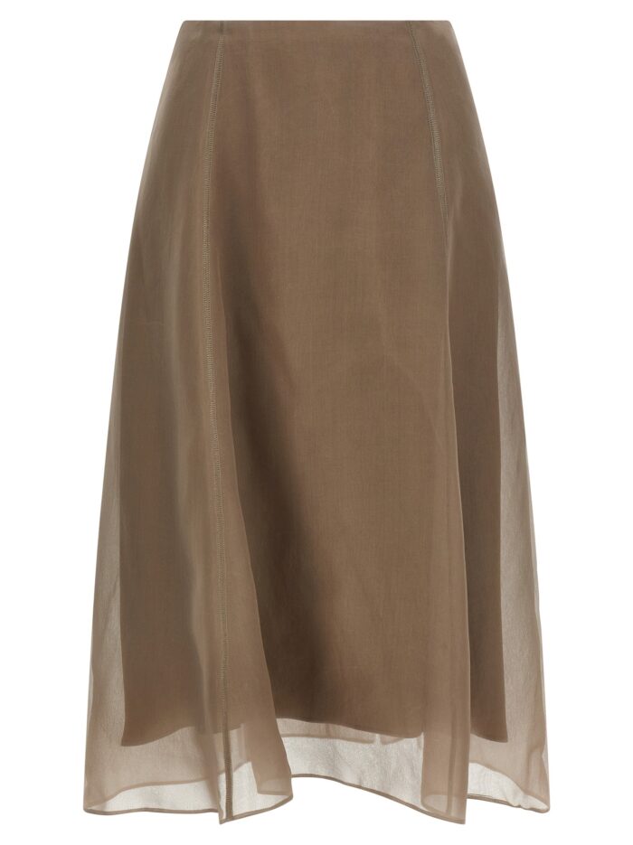 brunello cucinelli 'circle' skirt Brunello Cucinelli 'Circle' Skirt
