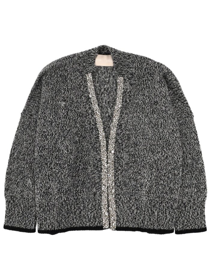 circus hotel cardigan with moulinÉ workmanship CIRCUS HOTEL CARDIGAN WITH MOULINÉ WORKMANSHIP