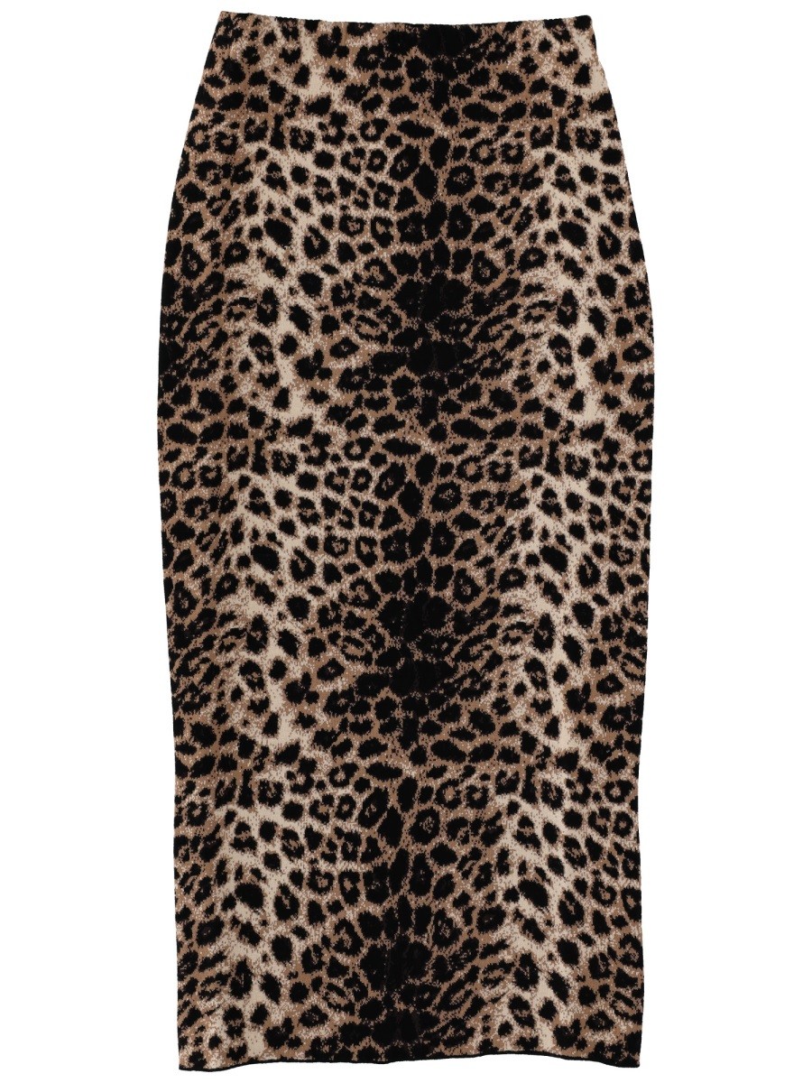 CIRCUS HOTEL JACQUARD MIDI SKIRT