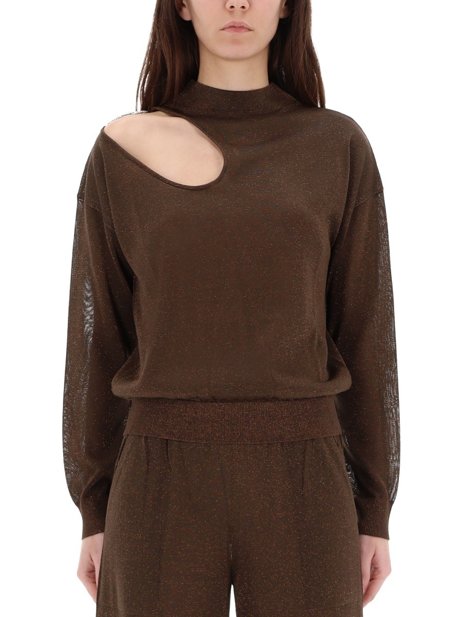 CIRCUS HOTEL JERSEY WITH CUT-OUT