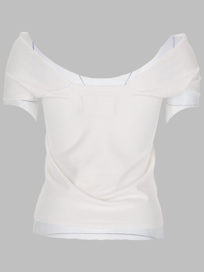 CIRCUS HOTEL Neckline Detail Top