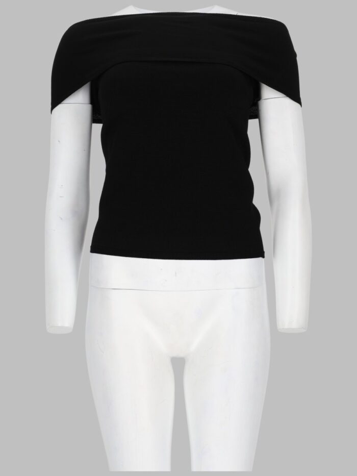 circus hotel neckline detail top CIRCUS HOTEL Neckline Detail Top