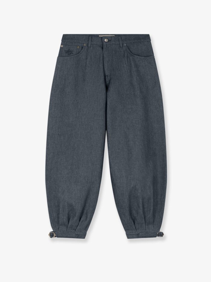 WALK IN PARIS City Messanger Trousers In Blue Denim