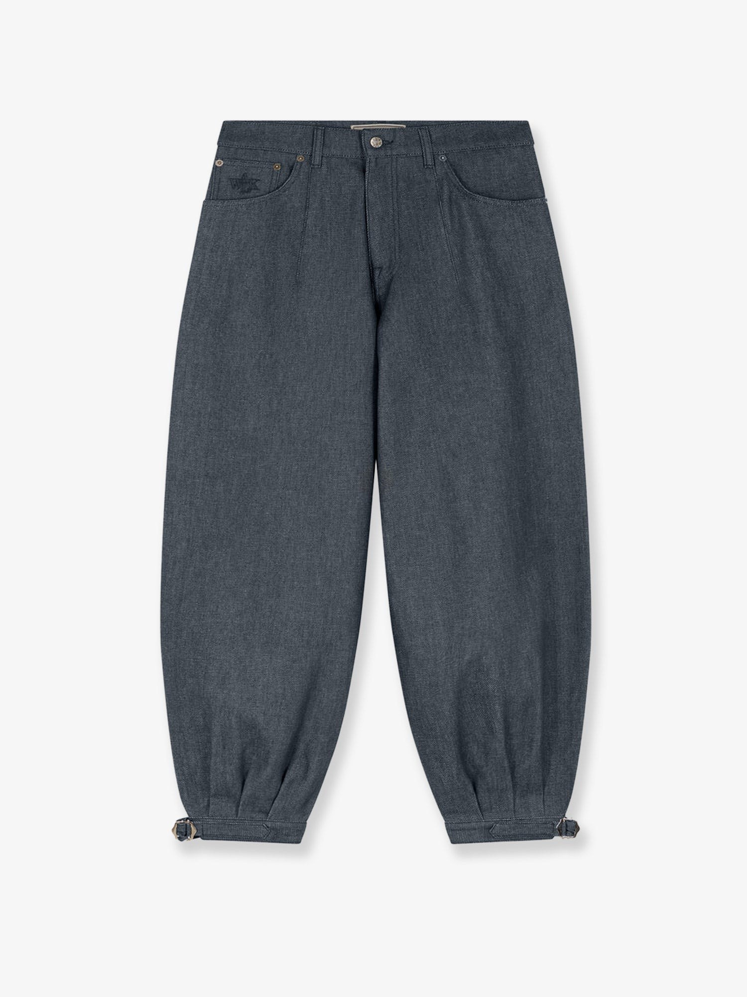 WALK IN PARIS City Messanger Trousers In Blue Denim
