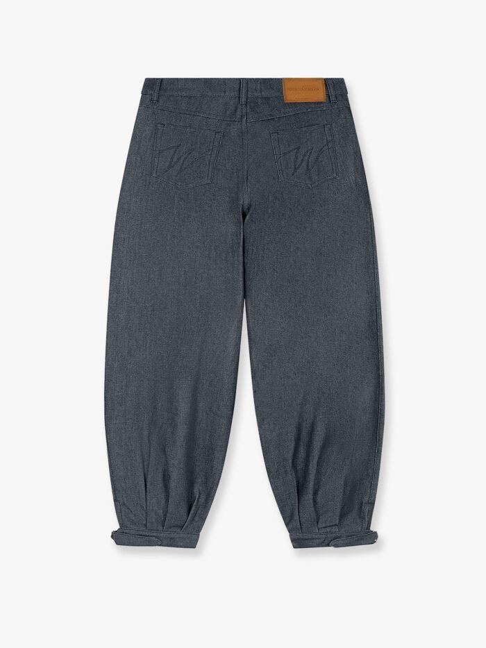 WALK IN PARIS City Messanger Trousers In Blue Denim